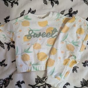 Sweet Lemon Baby Matching Set